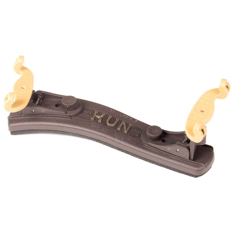 Kun Collapsible Mini Shoulder Rest 1/4-1/8 Violin - Brown - Image 1